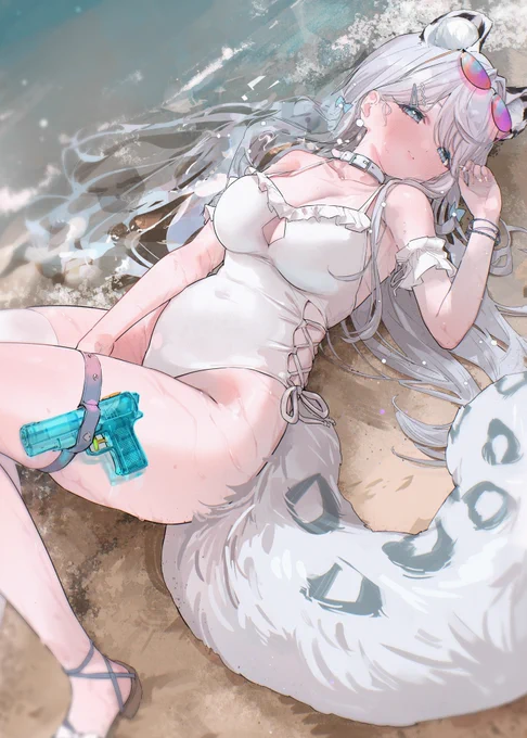 #れんちゃん描きました 水着れんちゃん捏造しました
