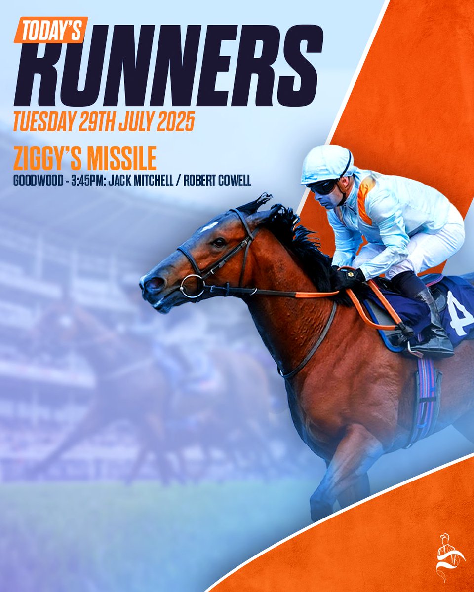 MprUpdates's tweet image. All eyes on Day 1 of the Qatar Goodwood Festival as we run ZIGGY’S MISSILE in a competitive Class 2 Handicap. Best of luck to his owners! @cowellracing #TeamMPR