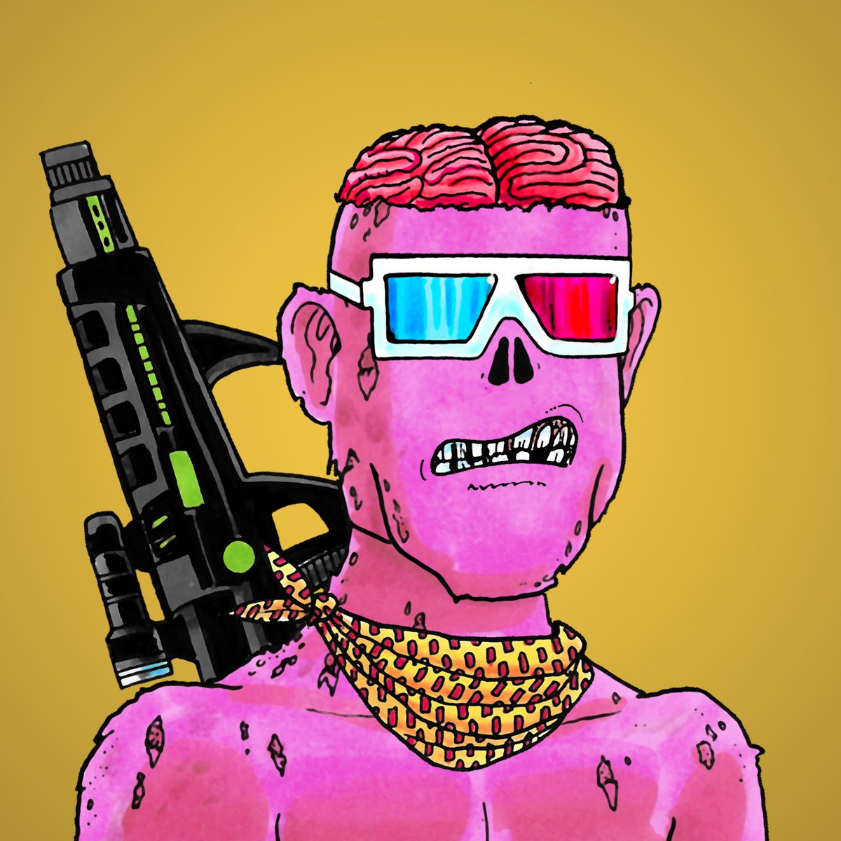 DadBodz_NFT's tweet image. The Jungle is Rising🚨&amp;gt;&amp;gt;
Grabbing a 2021 OG Hand-drawn @JungleFreaksNFT  for the cutlure is a big (pink) brain move IMO.
Mini sweep today and now sitting at less than .3% (.. that's less than 1/3 of 1%) listed. Let's make some noise Jungle Freaks.🌴❤️‍🔥