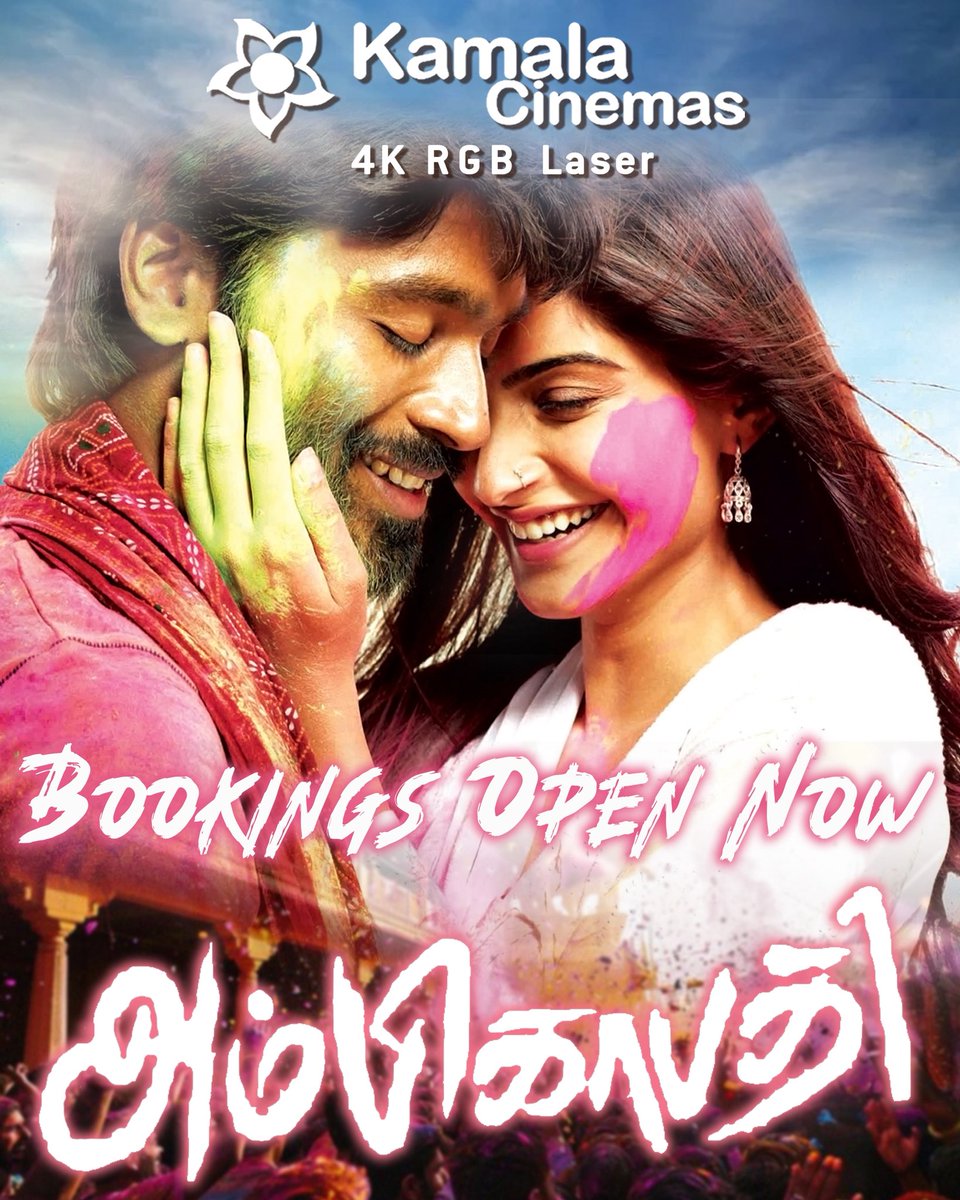 FDFS Bookings open now for #Ambikapathy Re-Release at your Kamala RGB Laser Main Screen 🔥

9:15 AM (1/8/25) 

Book Now ‼️