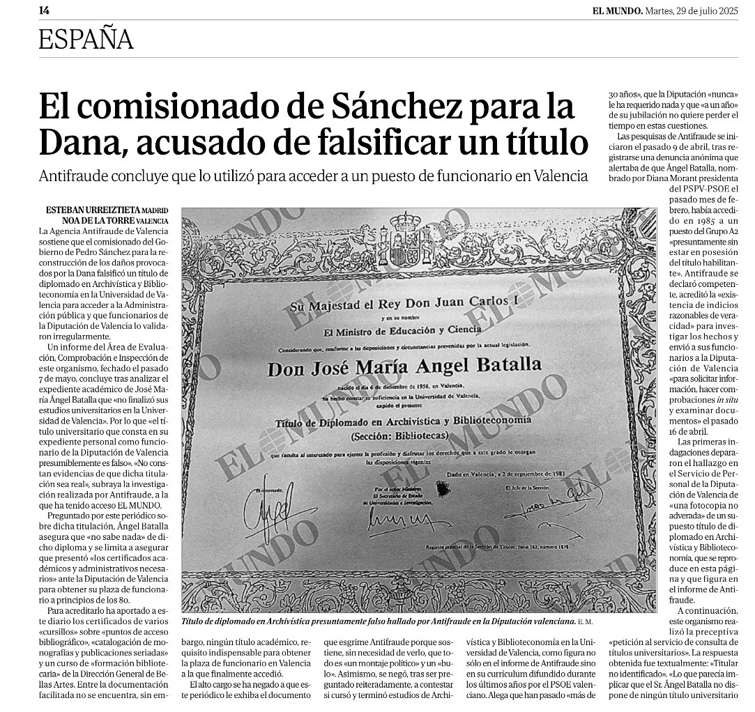 daniel_portero's tweet image. La Ley del Embudo de Sánchez:”Lo ancho para mí y lo estrecho para el PP”. Aquí un ejemplo. Y le importa “un huevo”…