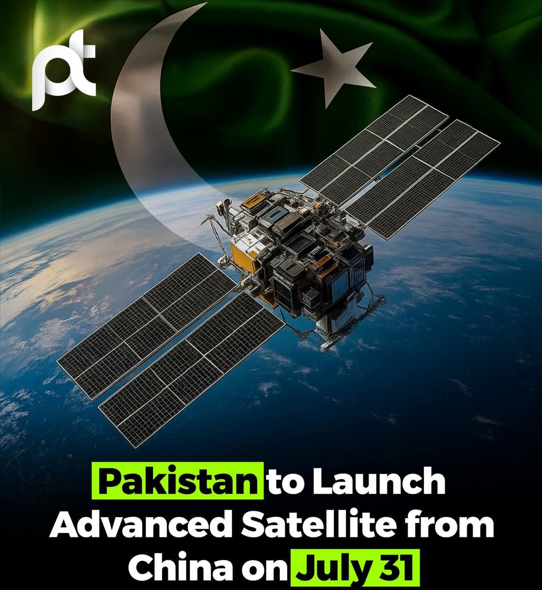 The Pakistan Space and Upper Atmosphere Research Commission (SUPARCO) has announced to launch Pakistan's Remote Sensing Satellite (PRSS) on Thursday (July 31), from the Xichang Satellite Launch Center (XSLC) in China.