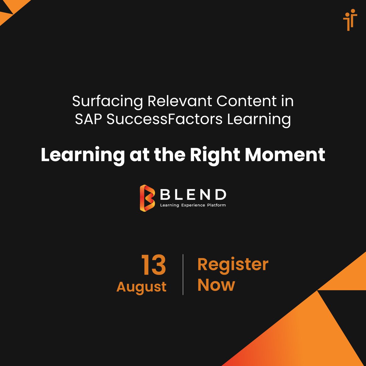 See how #BlendLXP transforms @SAPSuccessFactors by delivering personalized content. Join our live demo on seamless LMS integration &amp; smart content delivery.

Register now: us02web.zoom.us/webinar/regist…

#LearningInTheFlow #DigitalLearning #WorkforceDevelopment #TalenTeam
