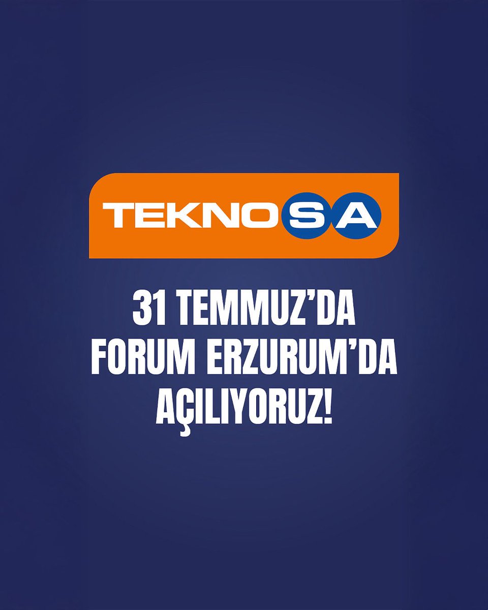 Şehrin ilk ve tek Teknosa mağazası Forum Erzurum’da kapılarını açıyor! 🚀

Binlerce ürün, açılışa özel fırsatlar ve çok daha fazlası için 31 Temmuz’da Forum Erzurum’u ziyaret etmeyi unutmayın. 

#Herkesiçinfazlası
#ForumErzurum
<a href="/Teknosa/">Teknosa</a>