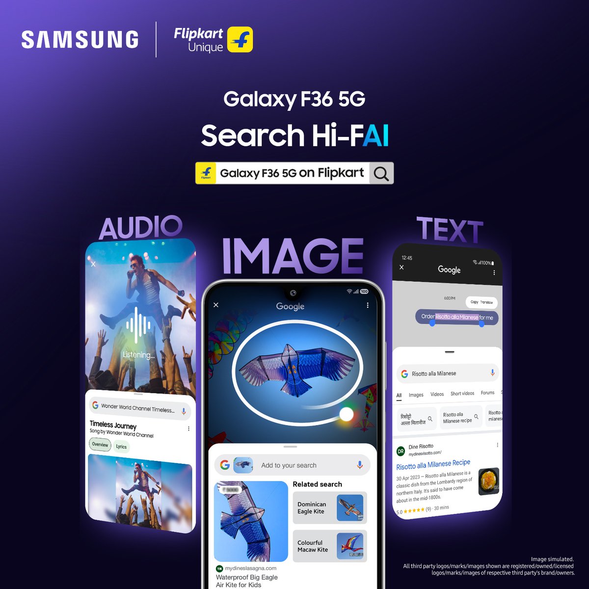 Gemini Live will never let you get bored,you will get instant answers to all your questions in any language.Enjoy the special features of the #SamsungGalaxyF36 5G  now on Flipkart starting at ₹16,499 #Samsung #IndiaGoHiFAI #LoveForGalaxyF36 #GalaxyF36SaleIsLive #FlipkartUnique