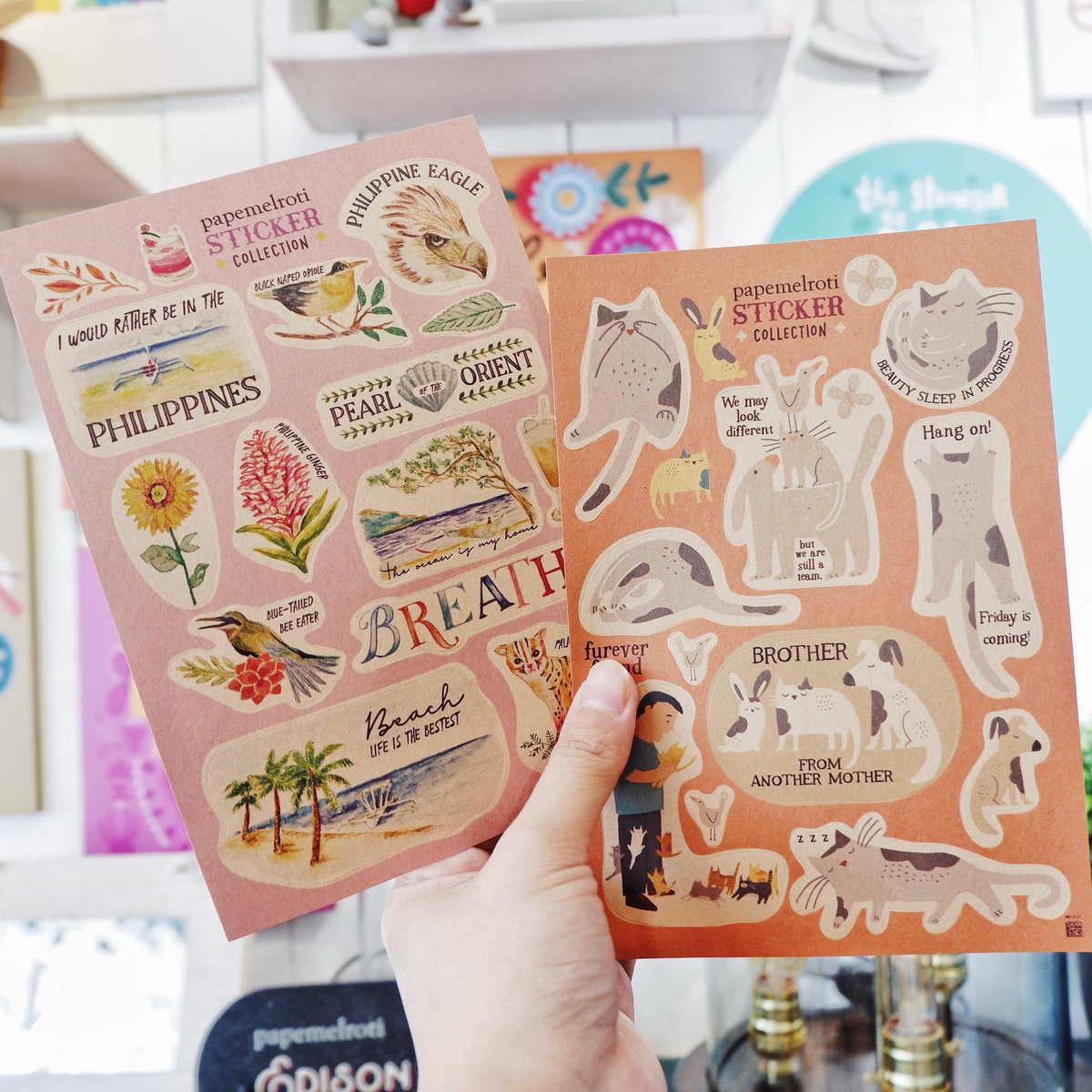 papemelroti (@papemelroti) on Twitter photo π NEW STICKERS?! π Get readyβweβre launching the NEW papemelroti Sticker Collection!
Catch the initial release at <a href="/StickerConMNL/">StickerCon π Pop-up Alabang Town Center</a> , happening from July 31 to August 3 at Alabang Town Center. This is just the beginningβmore sticker designs are coming soon in stores and online! π NEW STICKERS?! π Get readyβweβre launching the NEW papemelroti Sticker Collection!
Catch the initial release at <a href="/StickerConMNL/">StickerCon π Pop-up Alabang Town Center</a> , happening from July 31 to August 3 at Alabang Town Center. This is just the beginningβmore sticker designs are coming soon in stores and online!