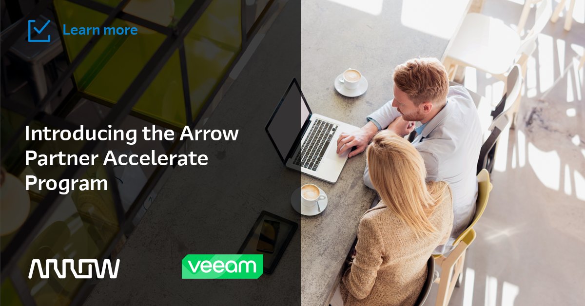 Arrow ECS Ireland (@arrowecs_ire) on Twitter photo Get on the right track with the Arrow Partner Accelerate Program. Contact us at veeam.ecs.uk@arrow.com to learn more. Get on the right track with the Arrow Partner Accelerate Program. Contact us at veeam.ecs.uk@arrow.com to learn more.