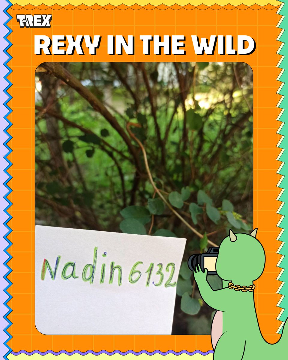 answer200511's tweet photo. @TREX_chain #RexyInTheWild https://t.co/atMmnxl8th