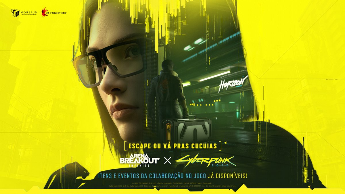 ABI x Cyberpunk 2077 já está no ar
Eventos e itens de colaboração estão esperando em Kamona
Extraia ou morra. A escolha é sua.

#ArenaBreakoutInfinite #ArenaBreakoutPC #ABISeason2 #Cyberpunk2077