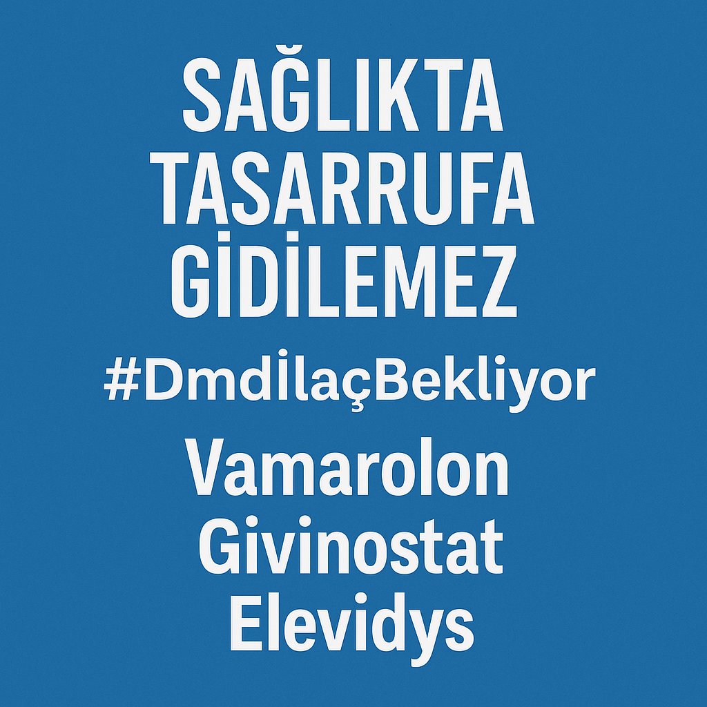 Songul Aydın (@songulaydn16) on Twitter photo Yaşamış oldukları coğrafya kaderdir ama onu aşmak sizlerin görevi Givinostat ve Vamorolon Elevidys gen tedavisi bu çocuklarında hakkı💥
#DMDtedaviBekliyor
<a href="/saglikbakanligi/">T.C. Sağlık Bakanlığı</a> <a href="/drmemisoglu/">Prof. Dr. Kemal Memişoğlu</a> <a href="/suayipbirinci/">Doç. Dr. Şuayıp Birinci</a> <a href="/sagliklicozum/">T.C. Sağlık Bakanlığı Sağlıklı Çözüm</a>
#BURSAYANIYOR
#yangın Yaşamış oldukları coğrafya kaderdir ama onu aşmak sizlerin görevi Givinostat ve Vamorolon Elevidys gen tedavisi bu çocuklarında hakkı💥
#DMDtedaviBekliyor
<a href="/saglikbakanligi/">T.C. Sağlık Bakanlığı</a> <a href="/drmemisoglu/">Prof. Dr. Kemal Memişoğlu</a> <a href="/suayipbirinci/">Doç. Dr. Şuayıp Birinci</a> <a href="/sagliklicozum/">T.C. Sağlık Bakanlığı Sağlıklı Çözüm</a>
#BURSAYANIYOR
#yangın