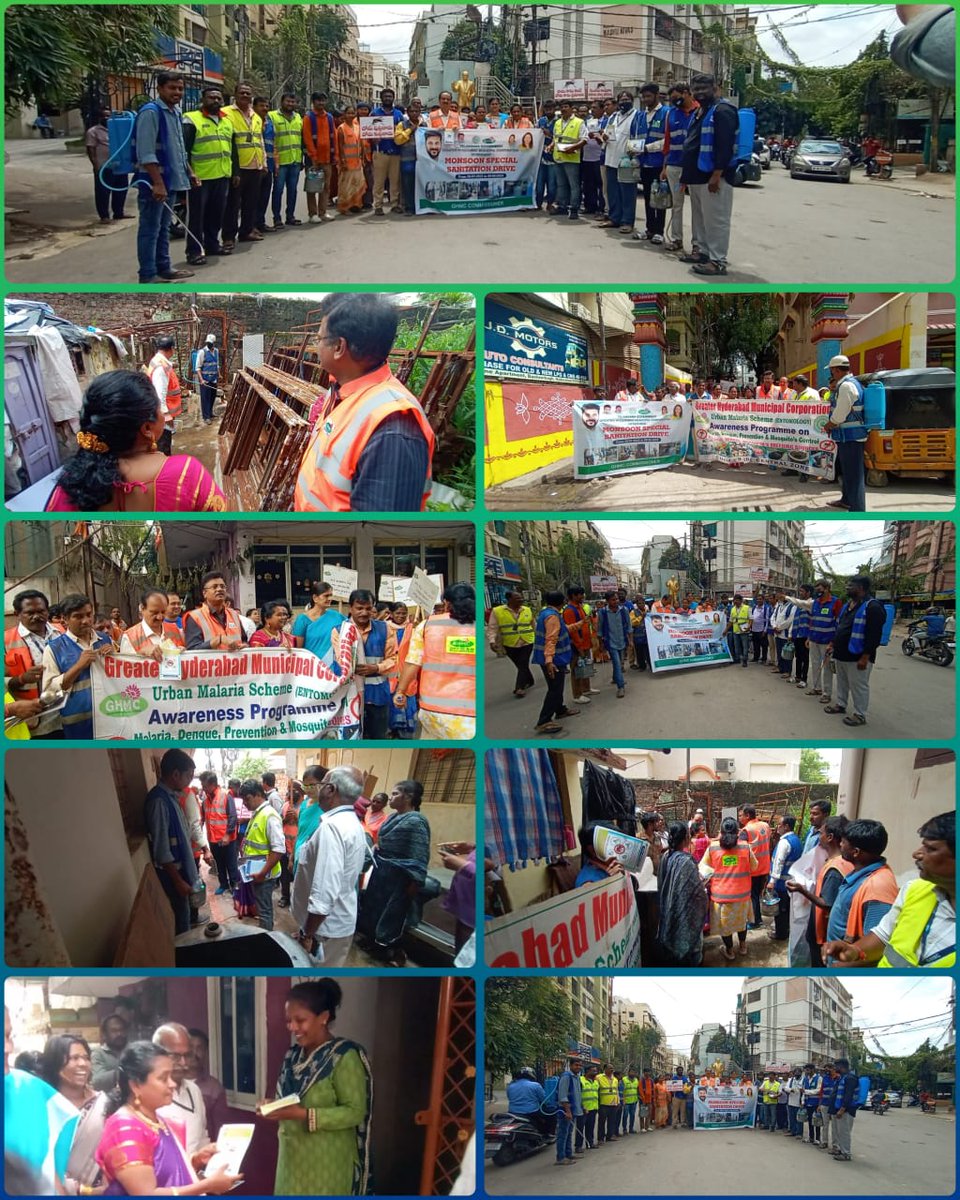 Sir/Madam, Zonal Commissioner sir Secunderabad Zone Inspected "MONSOON SPECIAL DRIVE PROGRAMME"at Old Kamela,Sanjay gandhi nagar basthi Himayathnagar Division Ambarpet Circle Secunderabad Zone. Smt.Mahalaxmi Madam Corporator ,Dy.commissioner, AMOH and Local leaders Participated
