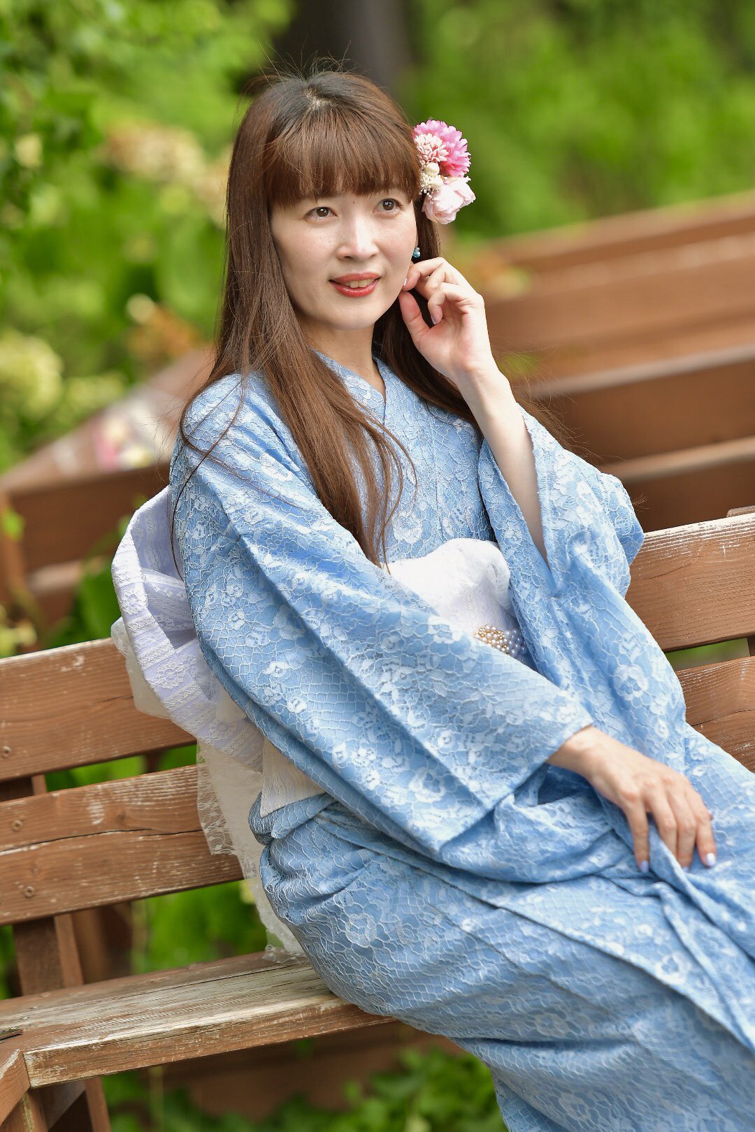 値下げ！絞り浴衣⭐バラ柄⭐娘⭐祭り Seraph SERAPH 花柄甚平 S275025((浴衣 女の子 かわいい 上下