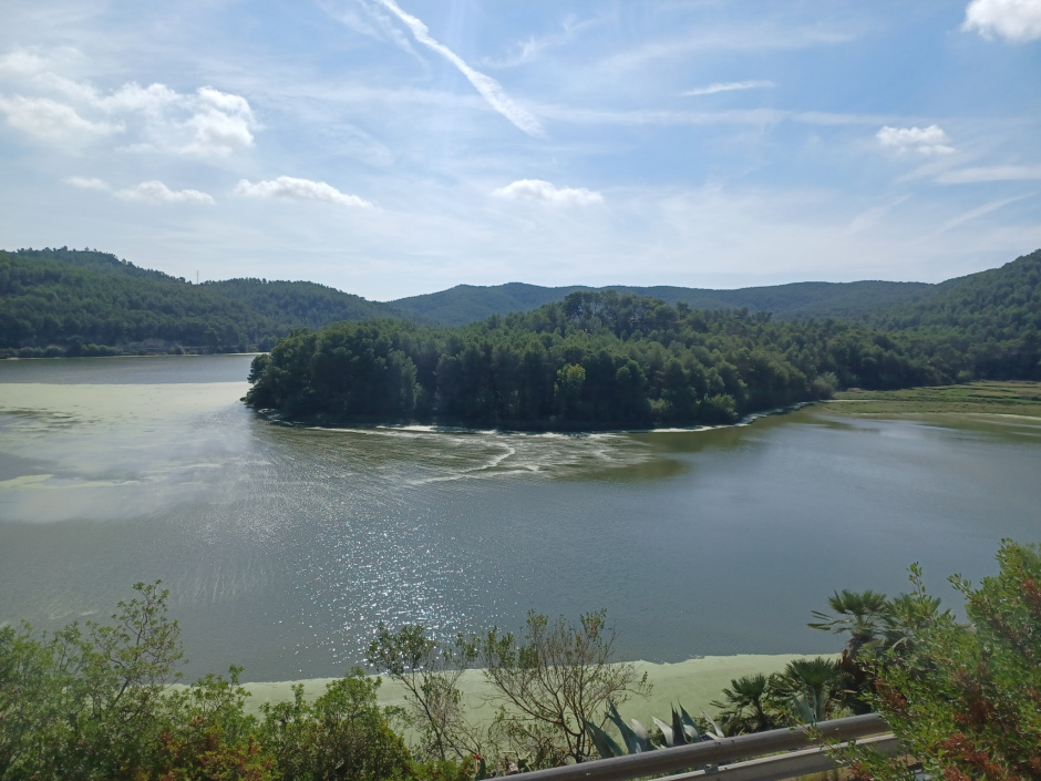 ☀️Bon dia amb el #patrimonidestiu!
Al Parc del Foix (Castellet i la Gornal), al massís del Garraf, trobareu un embassament, aus aquàtiques i vinyes en un mosaic verd-blau típic del Penedès. 
✅patrimonicultural.diba.cat/element/parc-d…
#patrimonideldia <a href="/AjCastelletiG/">Ajuntament de Castellet i la Gornal</a> @culturadiba