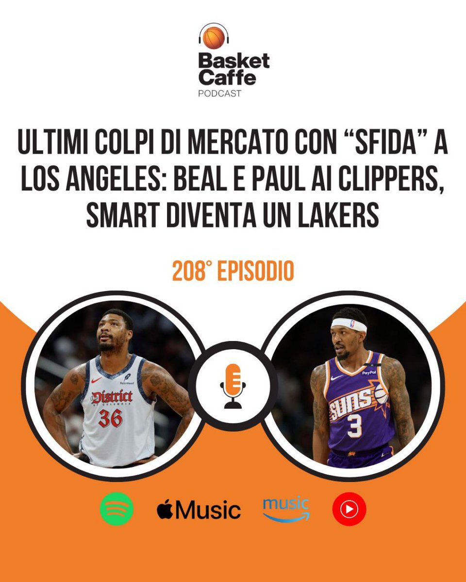 Sembra impossibile di questi tempi, ma grazie al padron di casa <a href="/DavideFuma/">Davide Fumagalli</a>, abbiamo partorito una super puntata di attualità #NBA appena uscita per <a href="/Basketcaffe/">Basketcaffe Podcast</a>. Insieme a me, in qualità di superospite, <a href="/AndreaBaiocco6/">Andrea Baiocco</a> di <a href="/4QuartiNba/">Quattro Quarti - L'NBA in 48 minuti</a> !
Da ascoltare qui: 
open.spotify.com/episode/4XqwAo…