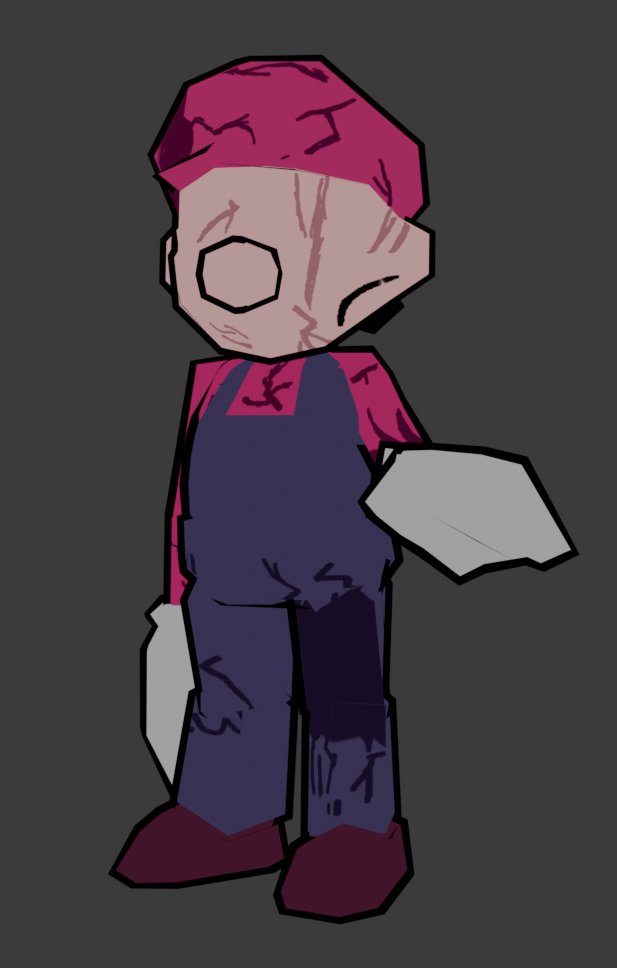 Faceless | No video for this one cause i plan to remake this model from scratch   

#horrobrew