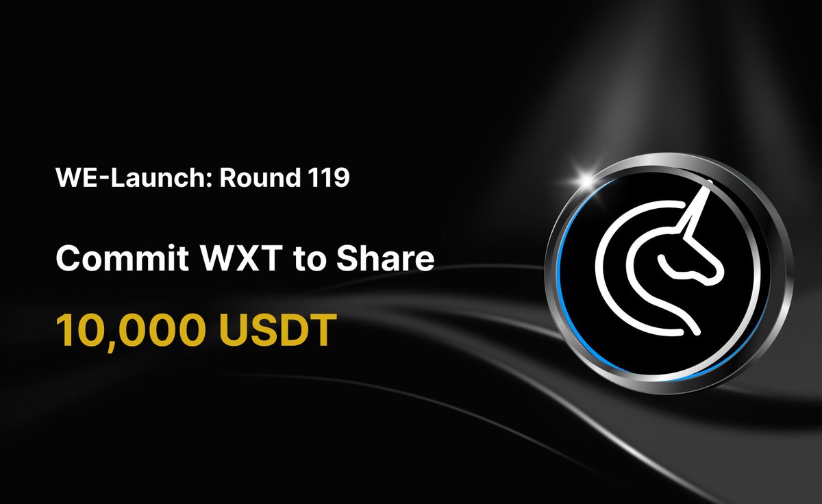 WEEX_Official's tweet photo. 🪂 Get ready for massive airdrops! #LUCKYMOON (Black Unicorn corp) @blackunicorn_ai is coming to #WELaunch! 🌟
📢Commit your $WXT to earn a share of 10,000 USD
🗓️ 2025-07-26 07:00 (UTC+0)~2025-07-29 07:00 (UTC+0)
📖More Details: https://t.co/pUsa6yt8yy
💡 Need $WXT?
Trade here: https://t.co/OdAPcYSHPQ
👐Register Instantly Here: https://t.co/tdDlBVD9un
#WELaunch #WEEX