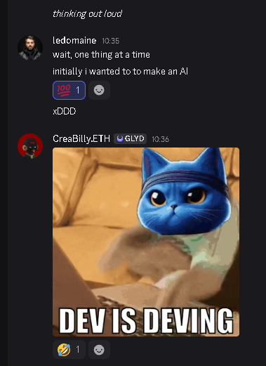 creabillyeth's tweet image. Another day another leak...
lol we just havin fun creating. How is your tuesday morning going?