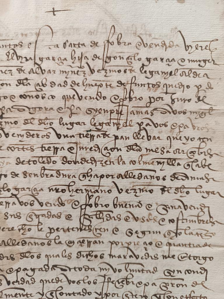 almudenasm_'s tweet image. Así se escribía hace 497 años...