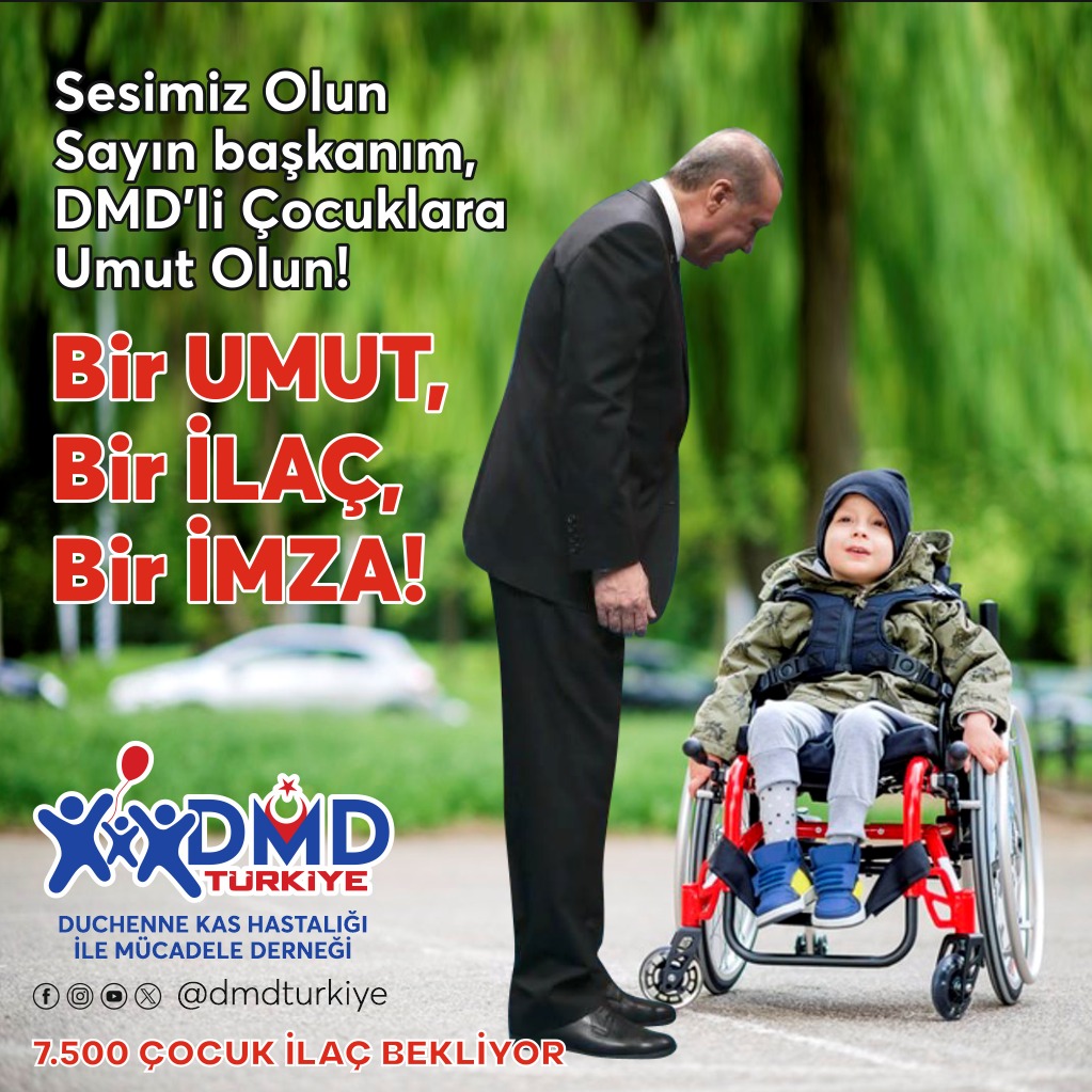 sinem Akpınar (@talha166024) on Twitter photo Umut hiç bitmeyen bir savaştır ve gen tedavisi bu savaşta en güçlü silahımız."
#DMDtedavibekliyor <a href="/saglikbakanligi/">T.C. Sağlık Bakanlığı</a> <a href="/drmemisoglu/">Prof. Dr. Kemal Memişoğlu</a> <a href="/suayipbirinci/">Doç. Dr. Şuayıp Birinci</a> <a href="/DrYerebakan/">Dr. Halit Yerebakan</a> Umut hiç bitmeyen bir savaştır ve gen tedavisi bu savaşta en güçlü silahımız."
#DMDtedavibekliyor <a href="/saglikbakanligi/">T.C. Sağlık Bakanlığı</a> <a href="/drmemisoglu/">Prof. Dr. Kemal Memişoğlu</a> <a href="/suayipbirinci/">Doç. Dr. Şuayıp Birinci</a> <a href="/DrYerebakan/">Dr. Halit Yerebakan</a>