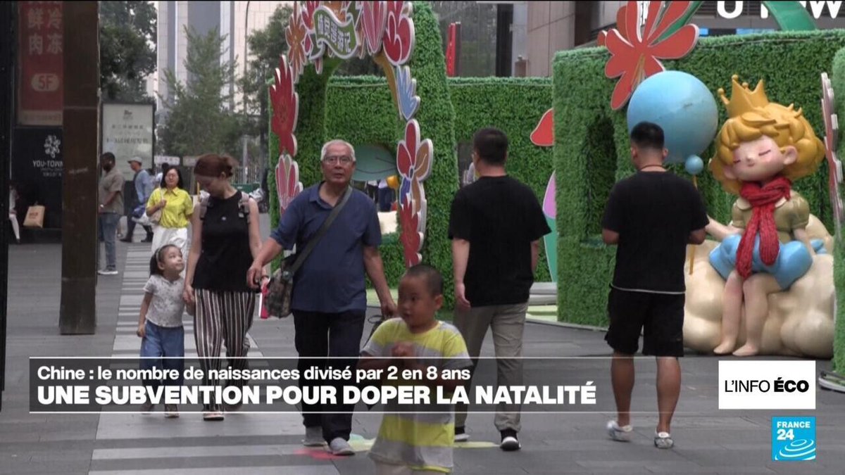 France24_fr's tweet image. Info éco - Chine : le gouvernement sort le portefeuille pour relancer les naissances
➡️ go.france24.com/qse