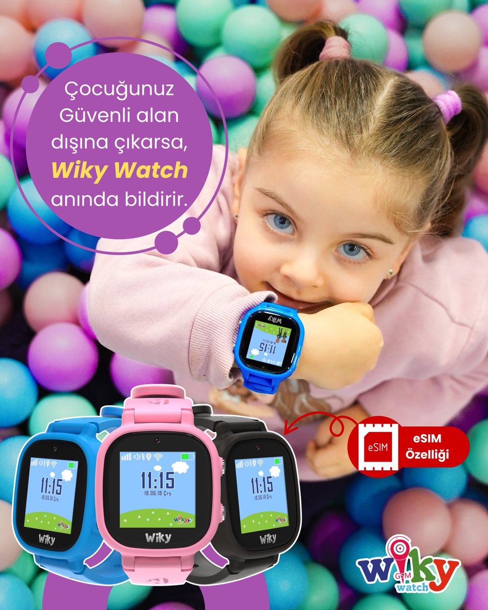 Wiky Watch 5E'nin Güvenli Alan özelliği sayesinde çocuğunuz belirlediğiniz alan dışına çıktığında anında haberiniz olur ve her an onun yanında hissedersiniz.

#WikyWatch #WikyWatch5e #akıllıçocuksaati #çocuksaati #çocukgüvenliği #Geofence