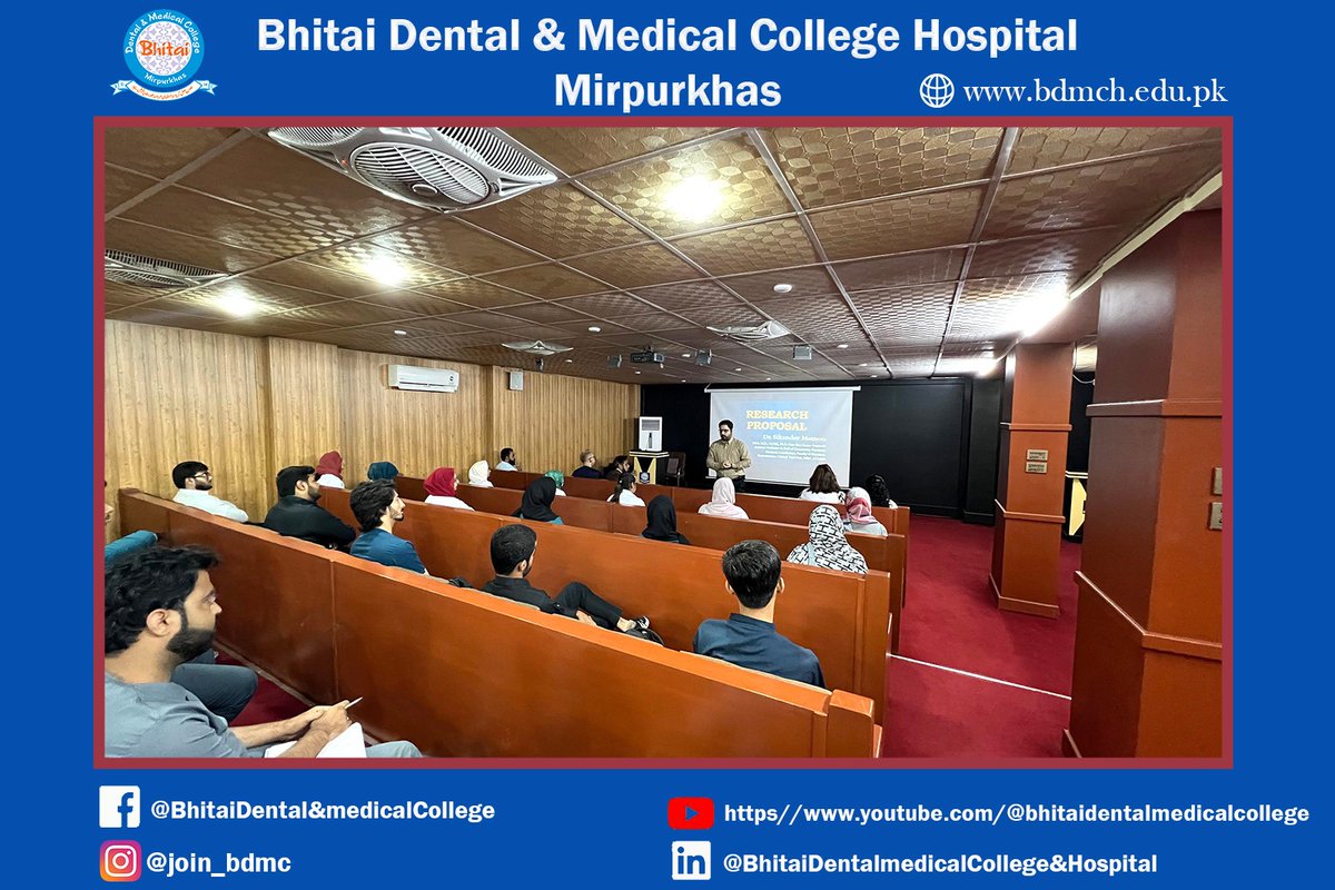 BDMCMPS's tweet image. 📚✨ SEMINAR HIGHLIGHTS | Essentials of Research ✨📚
Date: 28th July 2025
Venue: Bhitai Dental &amp;amp; Medical College, Mirpurkhas
#BDMC #ResearchMatters #EssentialsOfResearch #AcademicExcellence #DentalEducation #SPSS #Mendeley  #BhitaiUpdates #QEC #HPE #DrAliMaqbool