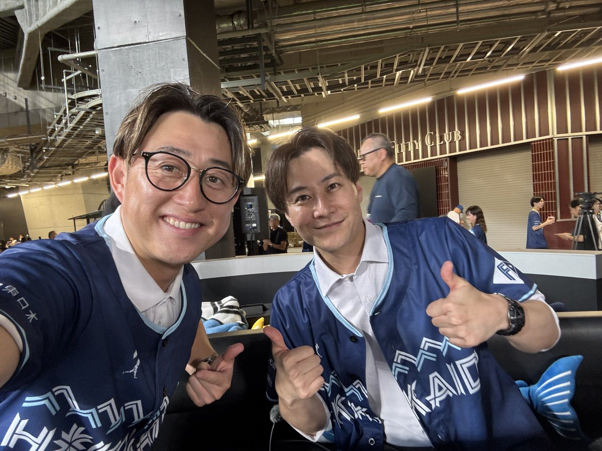 Imanari_r's tweet image. 選手と同じユニフォームで解説します💪
#北海道日本ハムファイターズ
#パリーグ
#GAORA