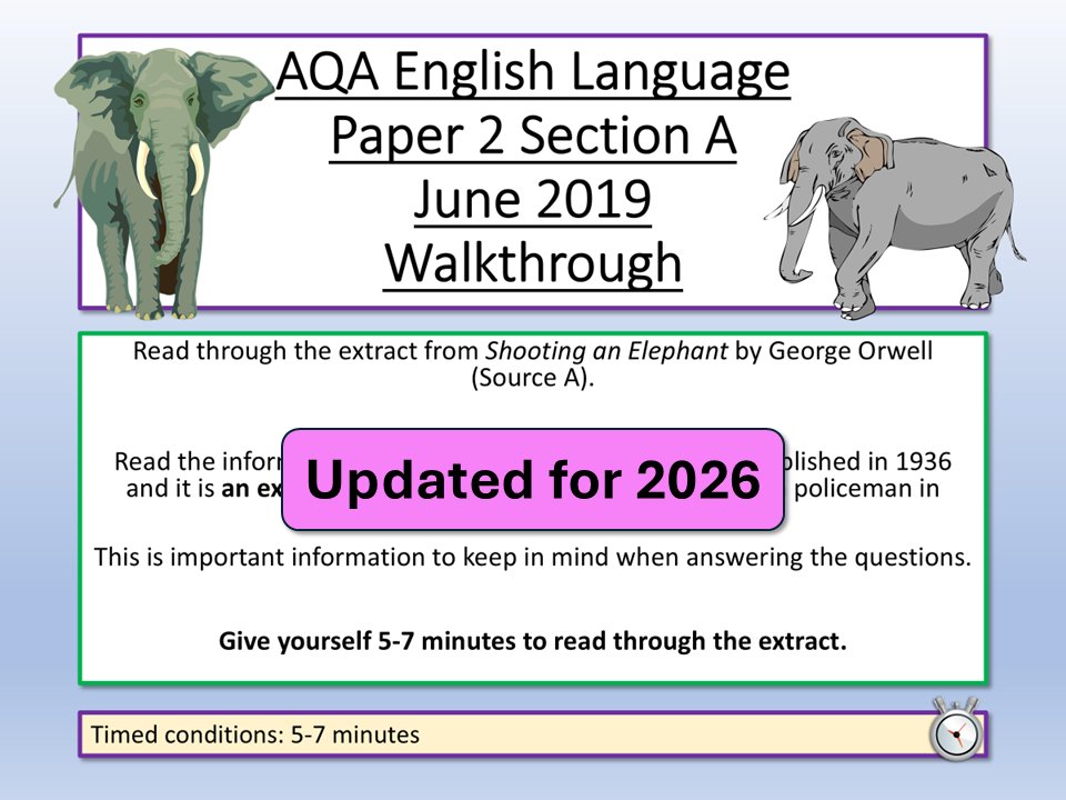 AQA English Language Paper 2 November 2019 walkthrough - updated for the 2026 questions. Previously downloaded? Get the update free.
tes.com/teaching-resou…
#teamenglish #edutwitter #teachertwitter #gcses #gcses2026 #teachers #teach #teaching #aqa #aqa2026 #teacher #students