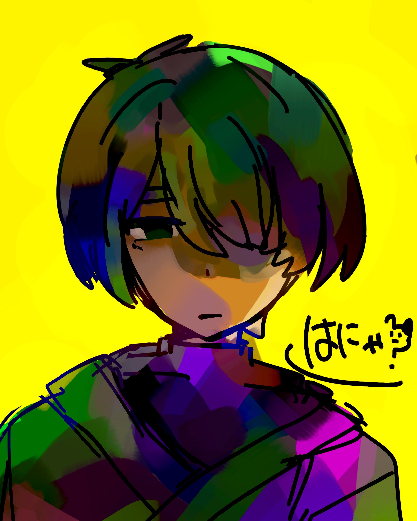 はにゃ様 152762：花と蝶柄 線描きキャミワンピースの通販-ScoLar