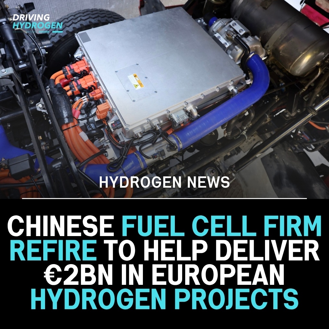 drivinghydrogen's tweet image. Chinese fuel cell firm REFIRE to help deliver €2bn in European hydrogen projects with Hy24 🇨🇳🇪🇺⚡️

Hy24, the world’s largest hydrogen...

Read the full article for free:
h2.news/refireh24

#REFIRE #Hy24 #EnergyInfrastructure #HydrogenNews #FuelCell #DrivingHydrogen
