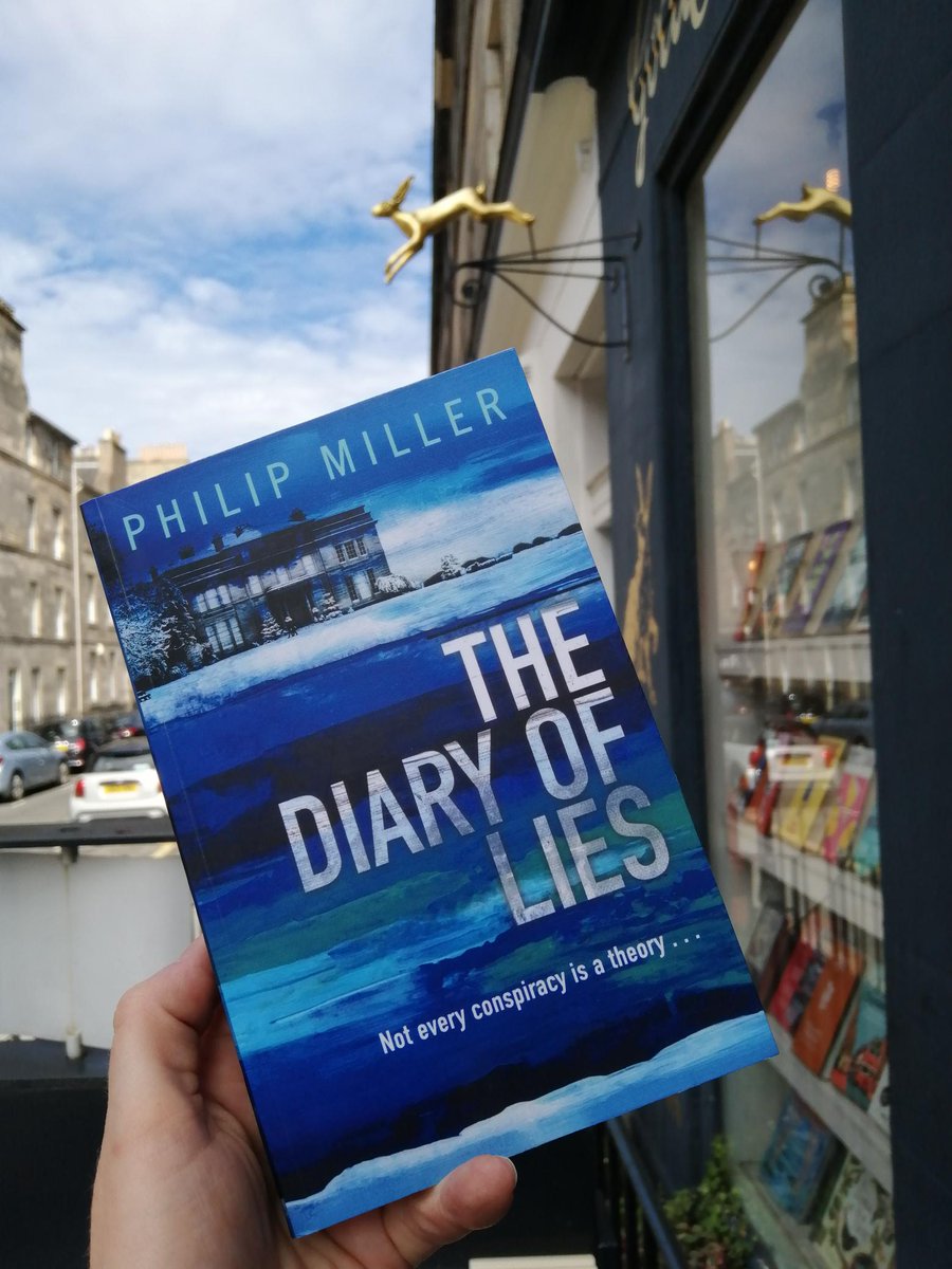 Join us in the bookshop on Weds 13th Aug to celebrate the launch of the latest Philip Miller thriller, The Diary of Lies. Tickets available via link in our bio, or come and see us at the bookshop! We're here every day,  10am to 6pm.