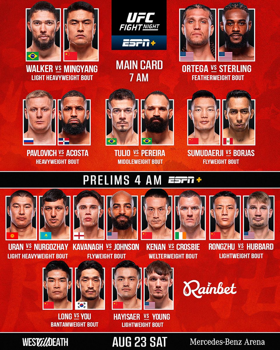 #UFCShanghai Card is Amazing