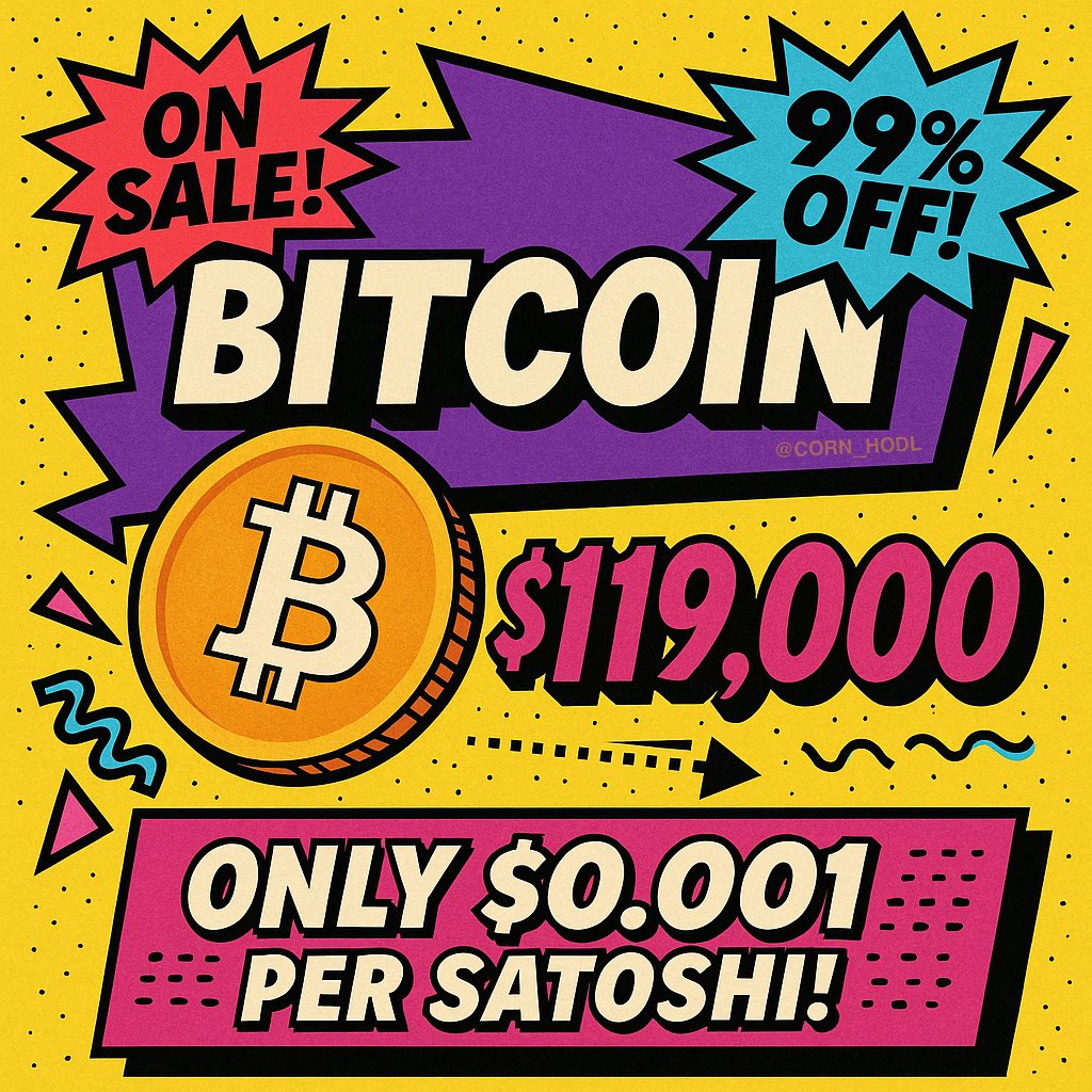 corn_HODL's tweet image. For a limited time only‼️