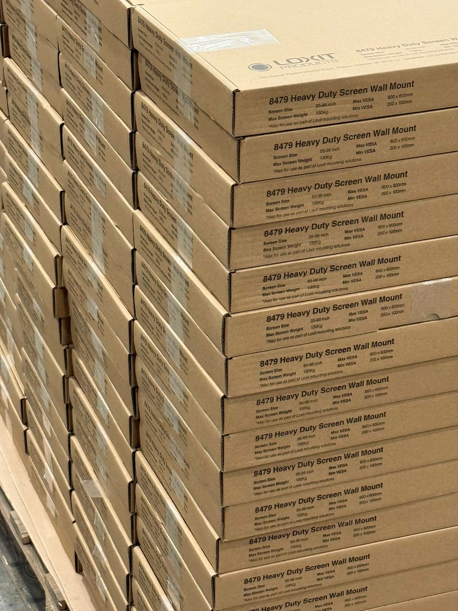 loxitltd's tweet image. Stacked! Packed! And ready to go!

#ScreenMounts #ProAV #AV Furniture #EdTech #HereToHelp