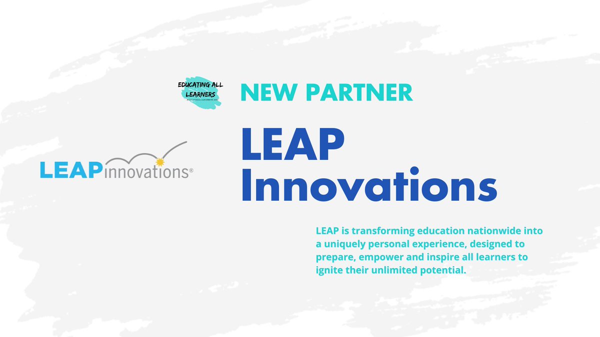 EducatingAllLearners.org (@educateall_org) on Twitter photo <a href="/educateall_org/">EducatingAllLearners.org</a> is excited to announce our newest partner, LEAP Innovations. Take a look at their work here leapinnovations.org #EducateAll #EALAPartner <a href="/educateall_org/">EducatingAllLearners.org</a> is excited to announce our newest partner, LEAP Innovations. Take a look at their work here leapinnovations.org #EducateAll #EALAPartner