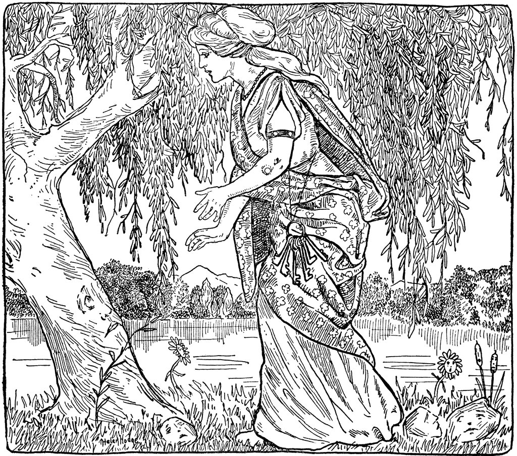 Frigga traveled the world, having every plant, every rock, every weapon, every thing swear it would not harm Baldr after his dreams predicted death. Everything gave the promise, but when she saw mistletoe she deemed it not a threat: Loki saw this mistake. #FairytaleTuesday