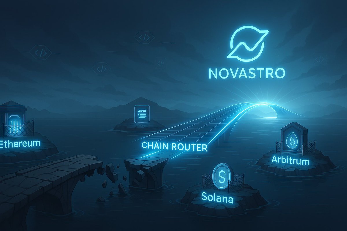 defisensei7's tweet image. Seamless Cross-Chain Power: Novastro’s Secret Sauce 🌐

Why limit your assets to just one blockchain? 

With @Novastro_xyz , real-world asset tokens can move freely across Ethereum, Arbitrum, Solana, Sui, and more, all thanks to native cross-chain interoperability.

This means…