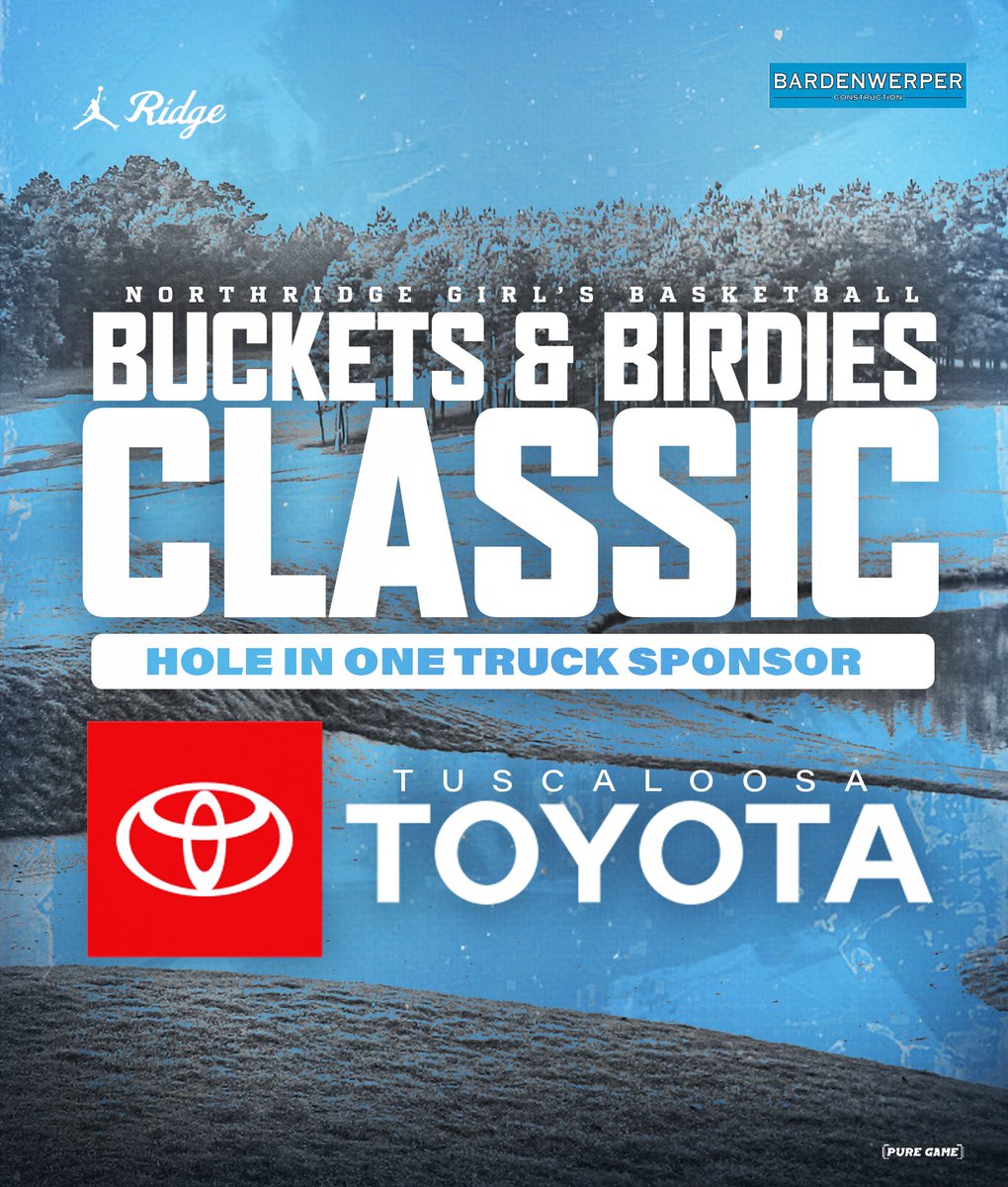 Special thank you to @tuscaloosatoyota for being our Hole In One Truck sponsor for our 1st annual Buckets &amp; Birdies Classic! Be sure to sign your team up today for the chance to go home with some new wheels! #EEA