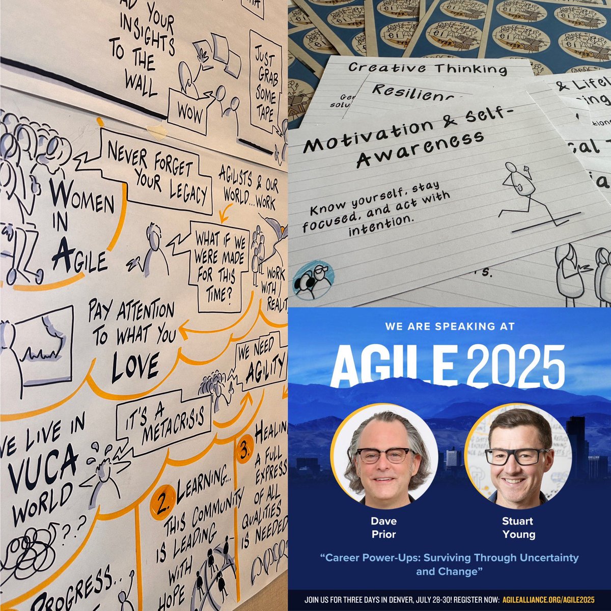 stuart (@stuartliveart) on Twitter photo Amazing start to #Agile202 so many inspiring talks to capture in pictures.
Today: live drawing + co-delivering Career Power-Ups w/ <a href="/mrsungo/">Dave Prior</a>
Reminder: No one is coming to save you
10:45 Aurora D | 12:00 Book signing
#PowerUps <a href="/AgileAlliance/">Agile Alliance</a> Amazing start to #Agile202 so many inspiring talks to capture in pictures.
Today: live drawing + co-delivering Career Power-Ups w/ <a href="/mrsungo/">Dave Prior</a>
Reminder: No one is coming to save you
10:45 Aurora D | 12:00 Book signing
#PowerUps <a href="/AgileAlliance/">Agile Alliance</a>