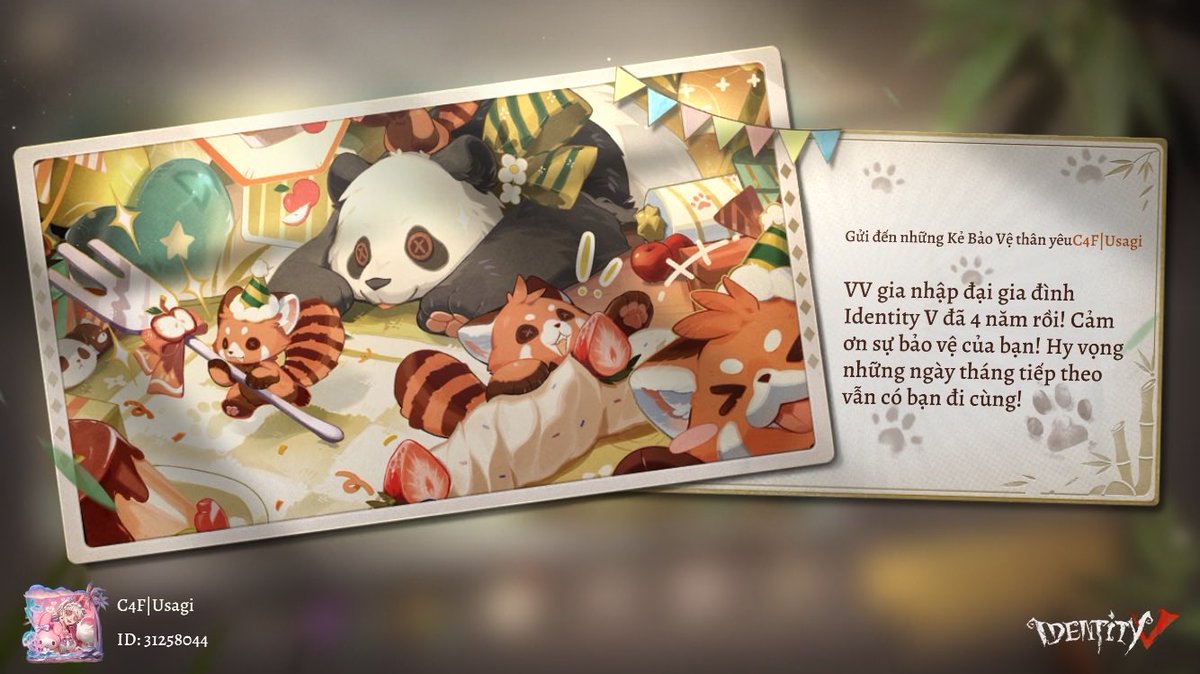 Luios_C's tweet photo. Tôi đang chơi Identity V. Bạn nghĩ đó là game ư? https://t.co/Ip4MGz0T84