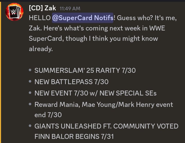 WWE SuperCard News - Updates, Information, & More tweet media