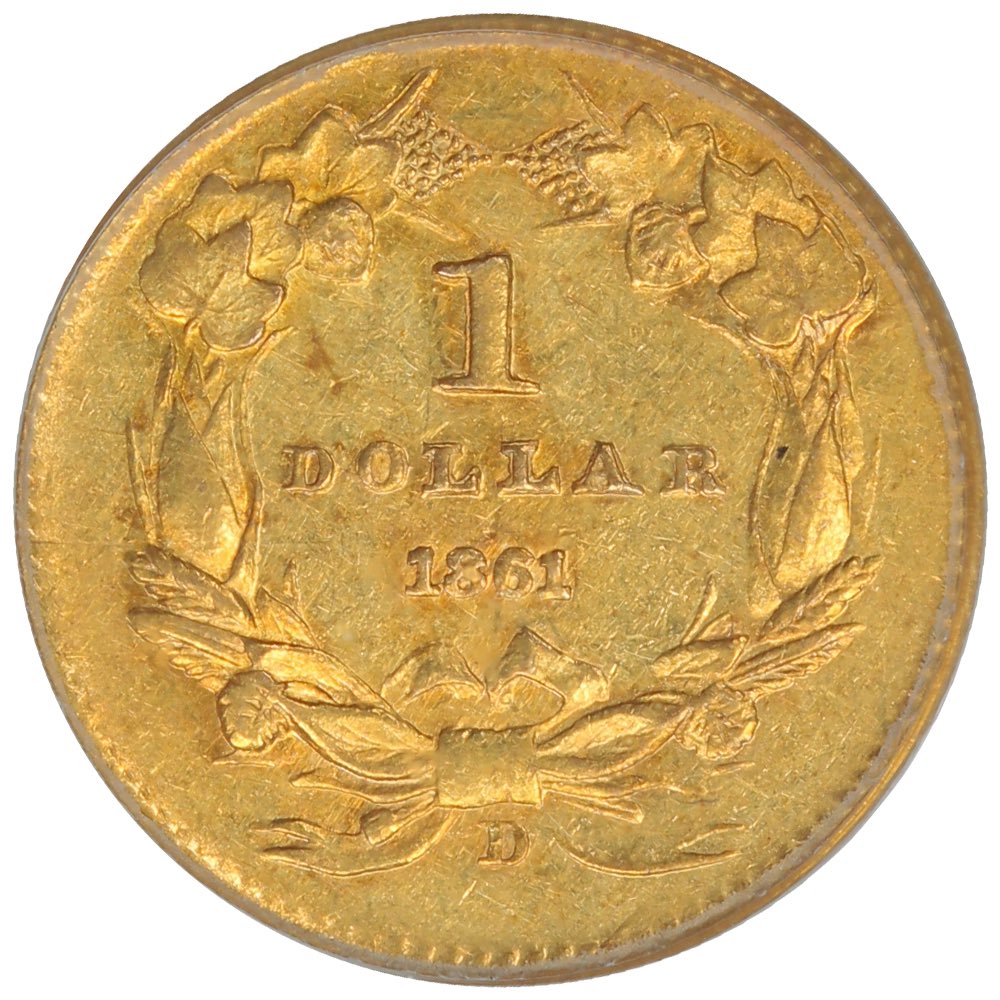 deepc's tweet image. A stunning survivor from a scant mintage of just 1,000 pieces. This is the only coin of any type or denomination that was minted under full control of the Confederacy. Records indicate that in December of 1860, two sets of prepared dies were shipped to Dahlonega, GA,