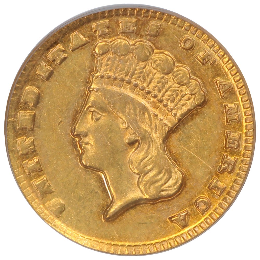 deepc's tweet image. A stunning survivor from a scant mintage of just 1,000 pieces. This is the only coin of any type or denomination that was minted under full control of the Confederacy. Records indicate that in December of 1860, two sets of prepared dies were shipped to Dahlonega, GA,