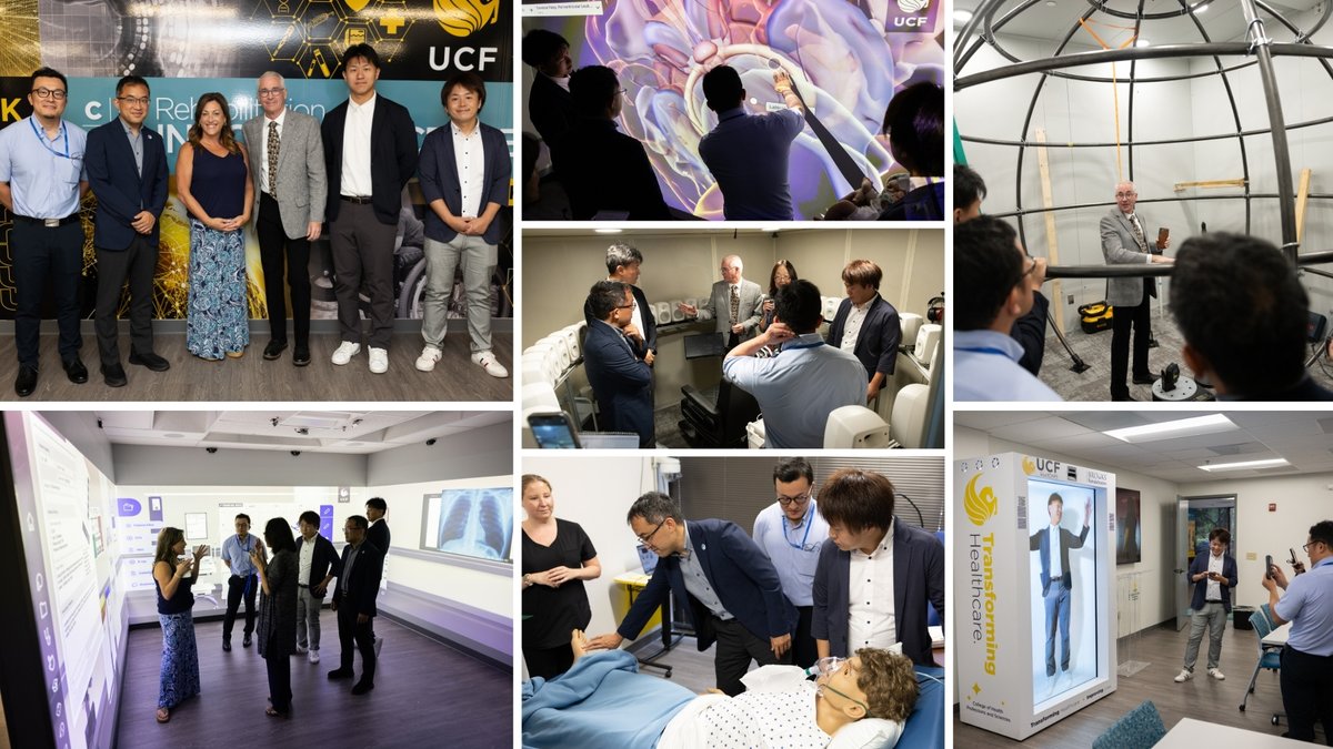 Honored to welcome global leaders with the <a href="/StateIVLP/">IVLP</a> at our Rehabilitation Innovation Center! In partnership with <a href="/ResearchUCF/">UCF Office of Research</a>, we shared how we’re tackling public health challenges, advancing hearing technologies at <a href="/ucfcsd/">@UCFCSD</a>, and training future healthcare professionals.
