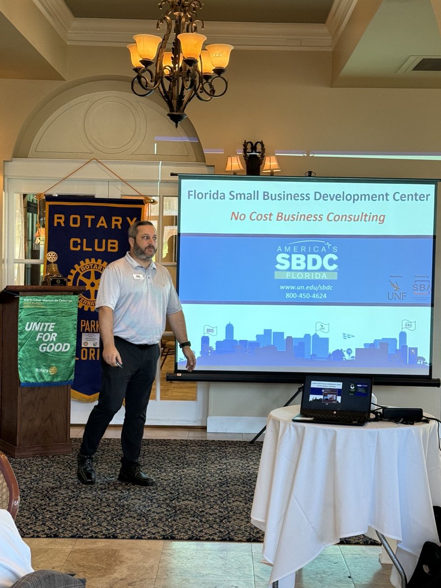 RotaryOPSunrise's tweet image. Big thanks to Chris Evangelista from the SBDC for opening eyes on how to start or grow your biz—and even launch a nonprofit! For more info, email Chris at c.evangelista@unf.edu
#RotaryOPSunrise #BizSupport #NonProfitHelp #SBDC #CommunityImpact