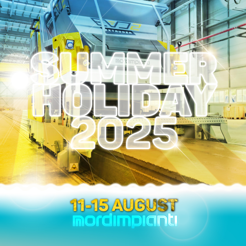 ☀️ Our offices will be closed for summer holidays from Saturday, August 9 to Sunday, August 17, 2025.
 
We will remain fully operational until Friday, August 8. Standard business activity will then resume on Monday, August 18 at 8:00 AM.
 
 #nordimpianti #machinery