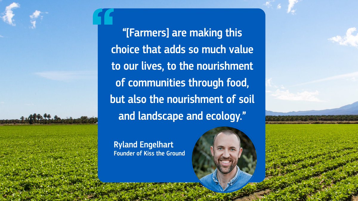 Have you eaten fresh fruits and vegetables lately? Thank a farmer! 
🍎 🥑 🌽

Many small-scale farmers worldwide choose regenerative agricultural practices like 🪱 composting, 🌱 rotating seasonal crops, and 🐜 using natural fertilizers to bolster ecosystems to support planetary