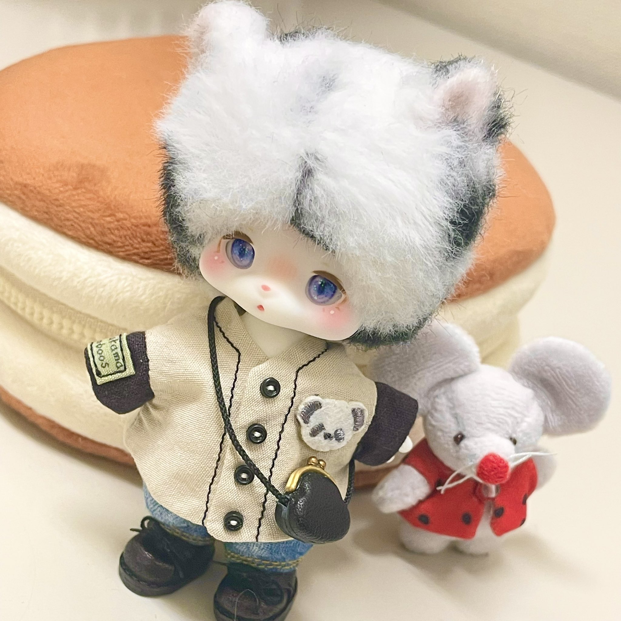くろねこ様❤️オーダー❤️お腹ぽっこり♡エキゾチック子猫ちゃん♡アートドール♡ くろねこ様❤️オーダー❤️お腹ぽっこり♡エキゾチック子猫