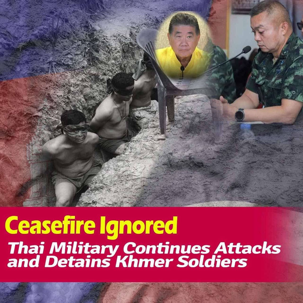 SunnyMaxie's tweet photo. What the world REALLY NEEDS TO KNOW about Thai's media distortion.
#JusticeForCambodia #ExposeThaiLies  #ExposeThailandLies https://t.co/Yl5Yx5exG7