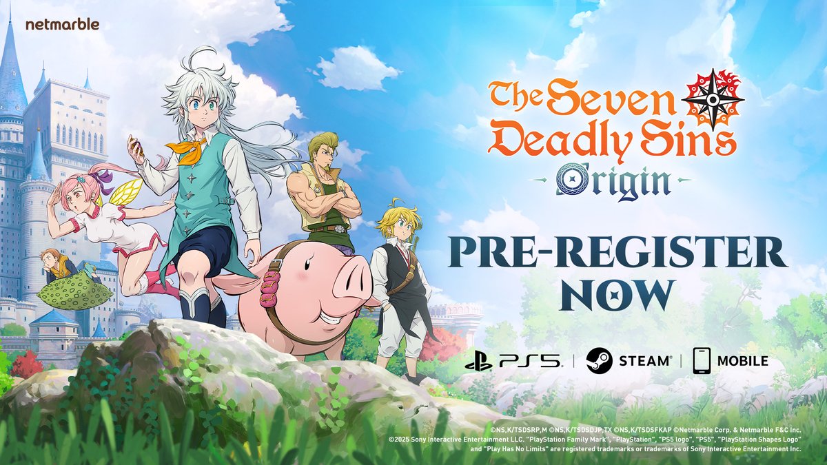 ICYMI: Make sure to pre-register for 7DS: Origin now to secure access to the upcoming Closed Beta Test and future rewards! ----->  ntiny.link/X_EN

#7dsOrigin #Sevendeadlysins #7dsGrandCross